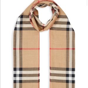Burberry Gauze Scarf